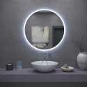 Lustro ścienne LED FFJ 90 cm