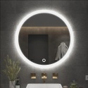 Lustro ścienne LED FFJ 90 cm