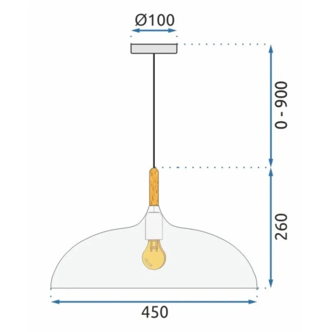 Lampa sufitowa ANZO APP180-1CP biała