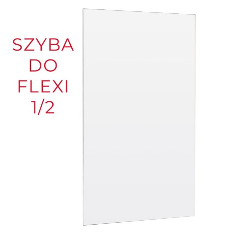 ŚCIANKA PRYSZNICOWA FLEXI 110 cm TRANSPARENT 1/2