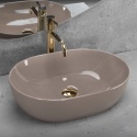 Umywalka nablatowa REA LISA BEIGE SHINY