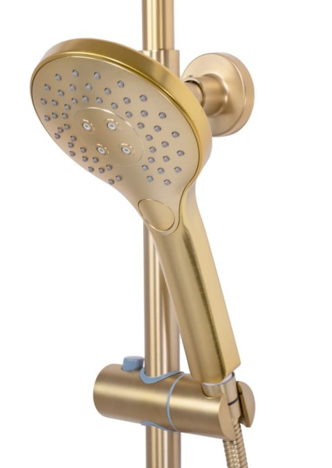 ZESTAW NATRYSKOWY VINCENT ZLOTY SZCZOTKOWANY TERMO