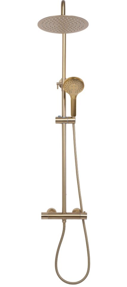 ZESTAW NATRYSKOWY VINCENT ZLOTY SZCZOTKOWANY TERMO