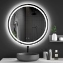 Lustro ścienne LED BAS 50 cm