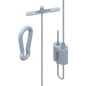 Linki stalowe z uchwytem do blachy ARSTE TG25-2M-K880 (10 szt. w opakowaniu)