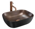 UMYWALKA BELINDA BLACK BRUSH/COPPER - NABLATOWA