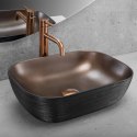 UMYWALKA BELINDA BLACK BRUSH/COPPER - NABLATOWA