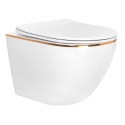 Miska WC REA CARLO MINI TORNADO NFQ GOLD EDGE