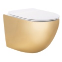 Miska WC REA CARLO MINI TORNADO NFQ GOLD WHITE