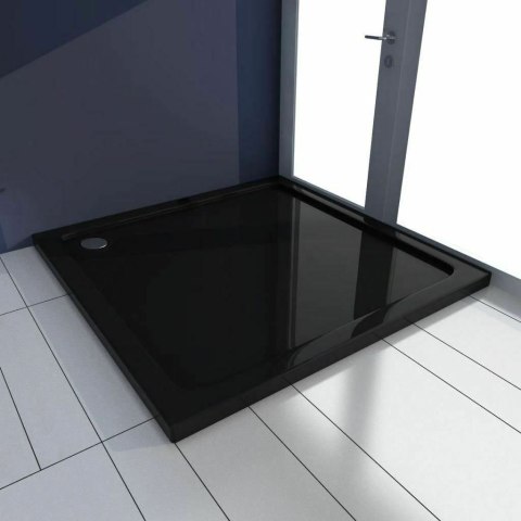 BRODZIK SAVOY BLACK 90*90*6cm + SYFON