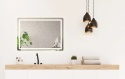 Lustro ścienne LED SQUARE 80x60 cm