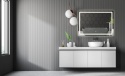 Lustro ścienne LED SQUARE 80x60 cm