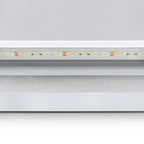 Lustro ścienne LED SQUARE 80x60 cm