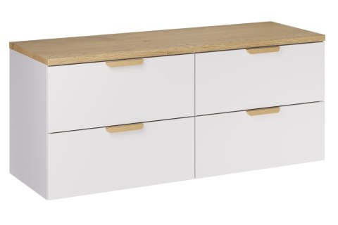 Zestaw meblowy 120cm z blatem ASTER WHITE