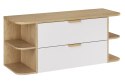 Zestaw meblowy 120cm z blatem ASTER WHITE