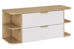 Zestaw meblowy 120cm z blatem ASTER WHITE