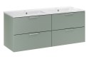 Zestaw meblowy 120cm z umywalką meblową Lava, ASTER GREEN