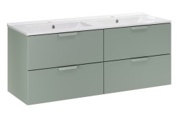 Zestaw meblowy 120cm z umywalką meblową Lava, ASTER GREEN