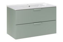 Zestaw meblowy 80cm z umywalką meblową Lava, ASTER GREEN