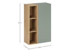 Zestaw meblowy z półsłupkiem i regałem ASTER GREEN