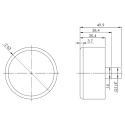 Manometr grzewczy RF 63 (0÷10 bar, G1/4'') AFRISO