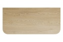 Szafka ASTER WHITE 60 cm z blatem OVALIA CREMONA i otwartymi regałami dolnymi