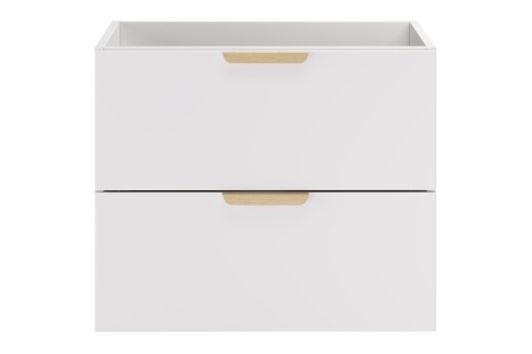 Szafka ASTER WHITE 60 cm z umywalką meblową jednokomorową LAVA