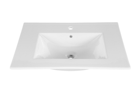 Szafka ASTER WHITE 60 cm z umywalką meblową jednokomorową LAVA