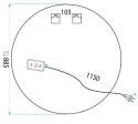 LUSTRO LED HZJ 90CM