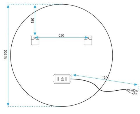 LUSTRO LED HZJ 90CM