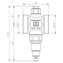 Zawór antyzamrożeniowy RASAV-AV20 G1 1/4'' ROTENSO