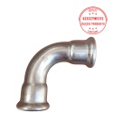 Kolano dwukielichowe Conex Bänninger INOX 304 >A< d22 90°