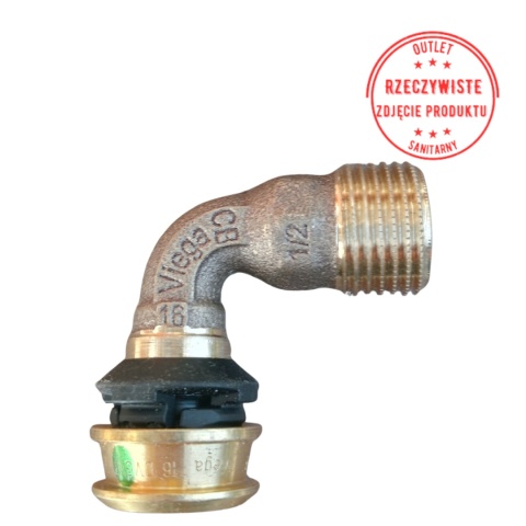 Kolano przejściowe VIEGA RAXOFIX 16x1/2'' 90°