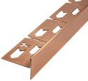 LISTWA SPADKOWA MIEDŹ SZCZOTKOWANA 120 cm LEWA