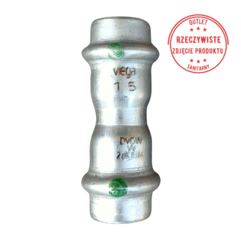 Mufa VIEGA SANPRESS INOX d15
