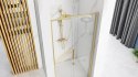 DRZWI PRYSZNICOWE RAPID SLIDE BRUSH GOLD 150