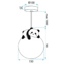 Lampa sufitowa wisząca panda G162-1CP