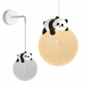 Lampa ścienna kinkiet panda G163-1W
