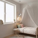 Lampa sufitowa wisząca miś stojący na księżycu G166-1CP