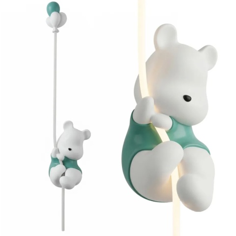 Lampa ścienna kinkiet miś G170-W