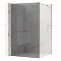 ŚCIANKA PRYSZNICOWA FLEXI 100 cm GREY 1/2