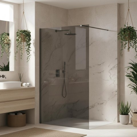 ŚCIANKA PRYSZNICOWA FLEXI 120 cm GREY 1/2