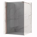 ŚCIANKA PRYSZNICOWA FLEXI 140 cm GREY 1/2