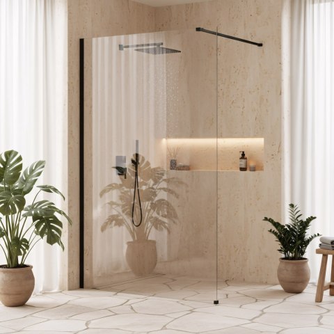ŚCIANKA PRYSZNICOWA FLEXI 140 cm TRANSPARENT 1/2