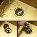 ZLEWOZMYWAK LEO 40 BRUSH GOLD