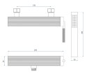 BATERIA PRYSZNICOWA JS-B34804G ARGON ZŁOTA