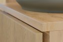Zestaw meblowy 80cm z blatem i umywalką nablatową Lena, ASTER GREEN