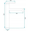 BATERIA UMYWALKOWA JS-B311-1BRG CLIF MIEDŹ SZCZ WY