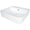 Umywalka ceramiczna nablatowa/ścienna z miejscem na baterię Deante HIACYNT