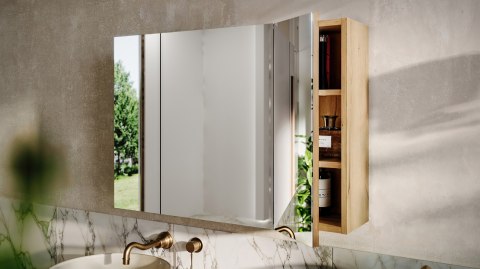 Szafka z Lustrem 80cm 3 Drzwi